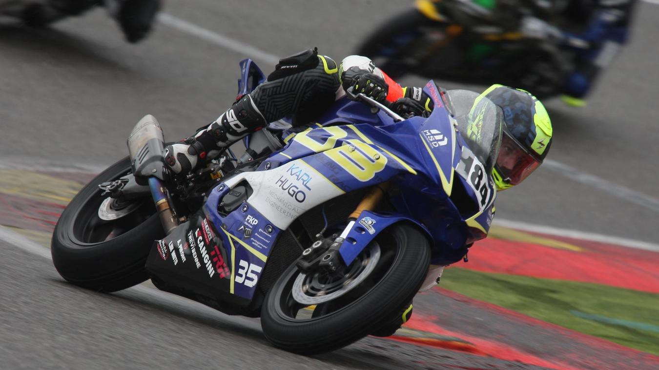 <p>Tom Kohnen unterwegs auf seiner Yamaha R6 von DDB Racing.</p>