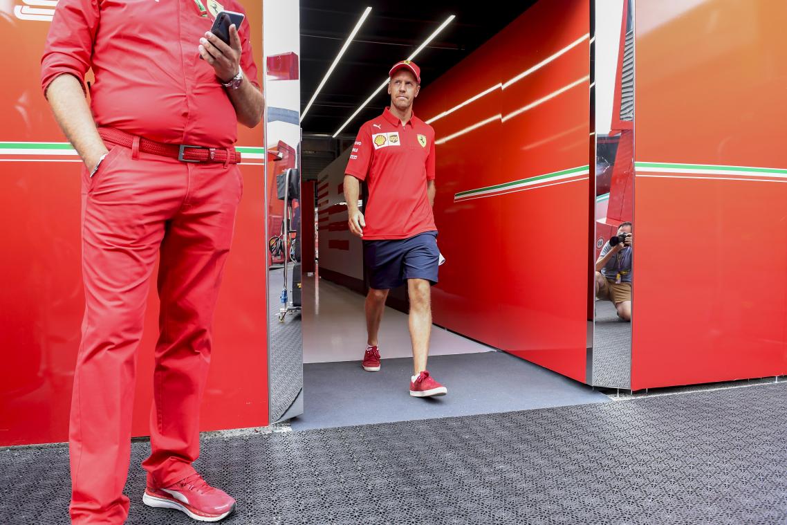 <p>Sebastian Vettel sieht sich eher in der Außenseiterrolle um den Sieg.</p>