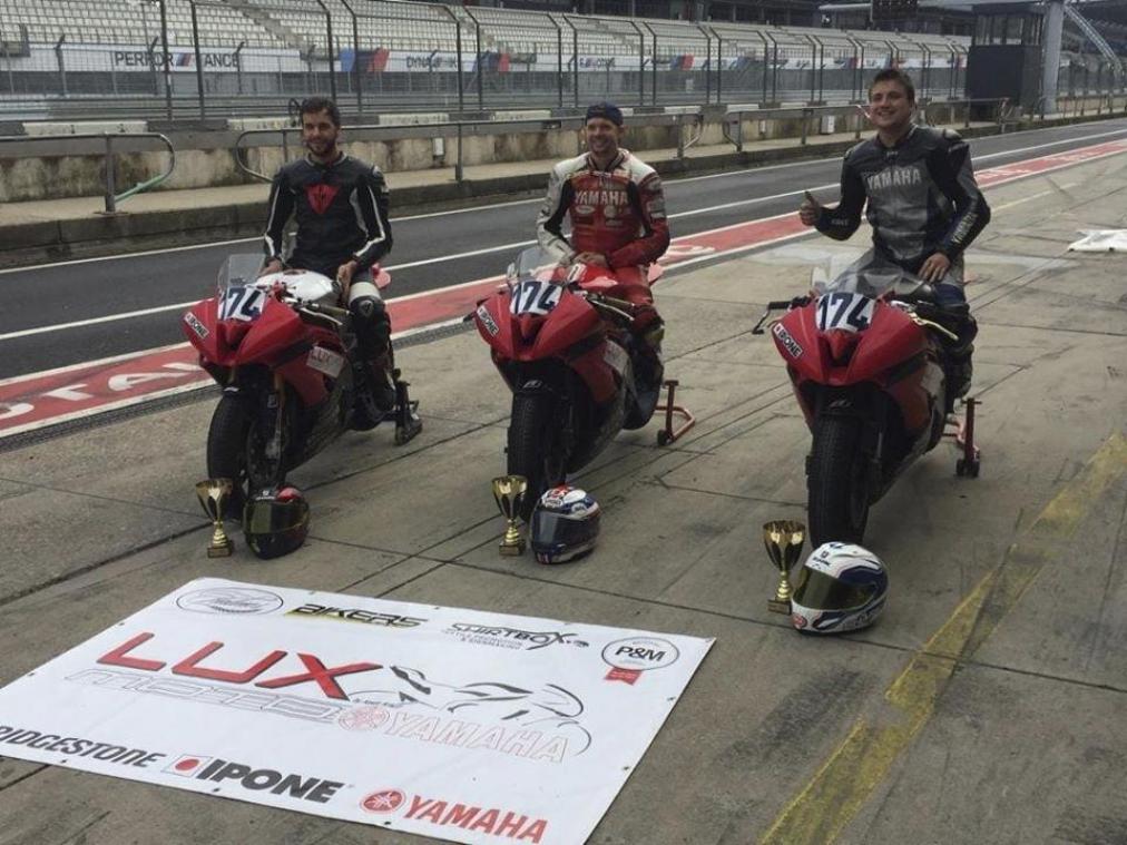 <p>Klassensieg und Platz zwei für Lux Moto Racing</p>
