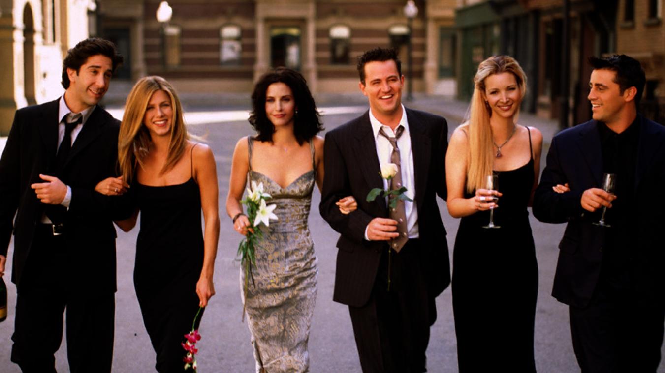 <p>Ross, Rachel, Monica, Chandler, Phoebe und Joey (v. l. n. r.) haben uns einige Kultmomente beschert.</p>