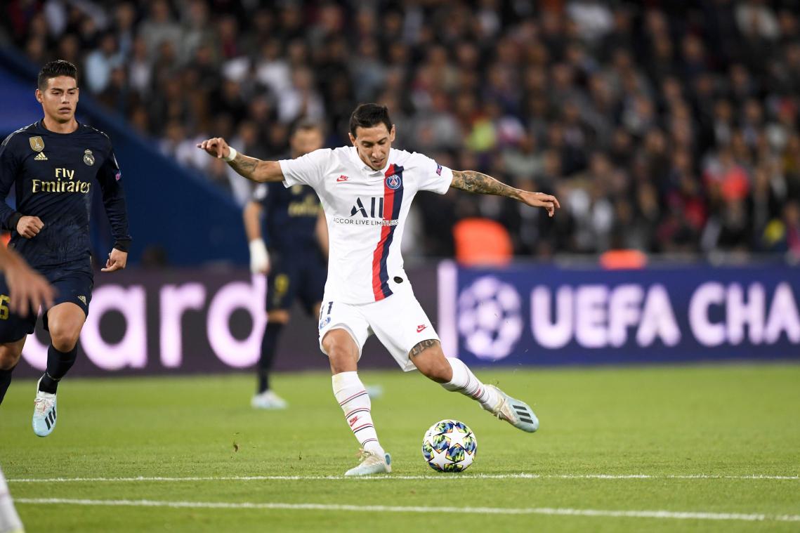 <p>Angel di Maria erzielte zwei Treffer für Paris Saint-Germain.</p>