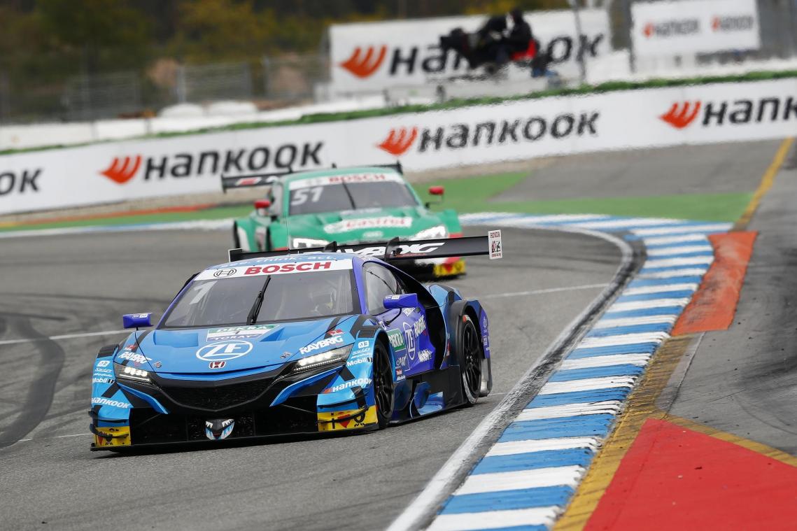 <p>Japaner erstmals in der DTM: Jenson Button im Honda</p>