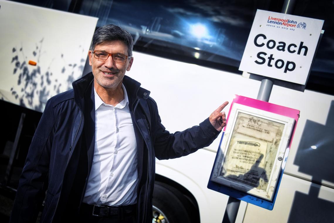 <p>Ein Foto mit Symbolkraft, entstanden in Liverpool: Felice Mazzu ist nicht mehr Trainer von Genk.</p>