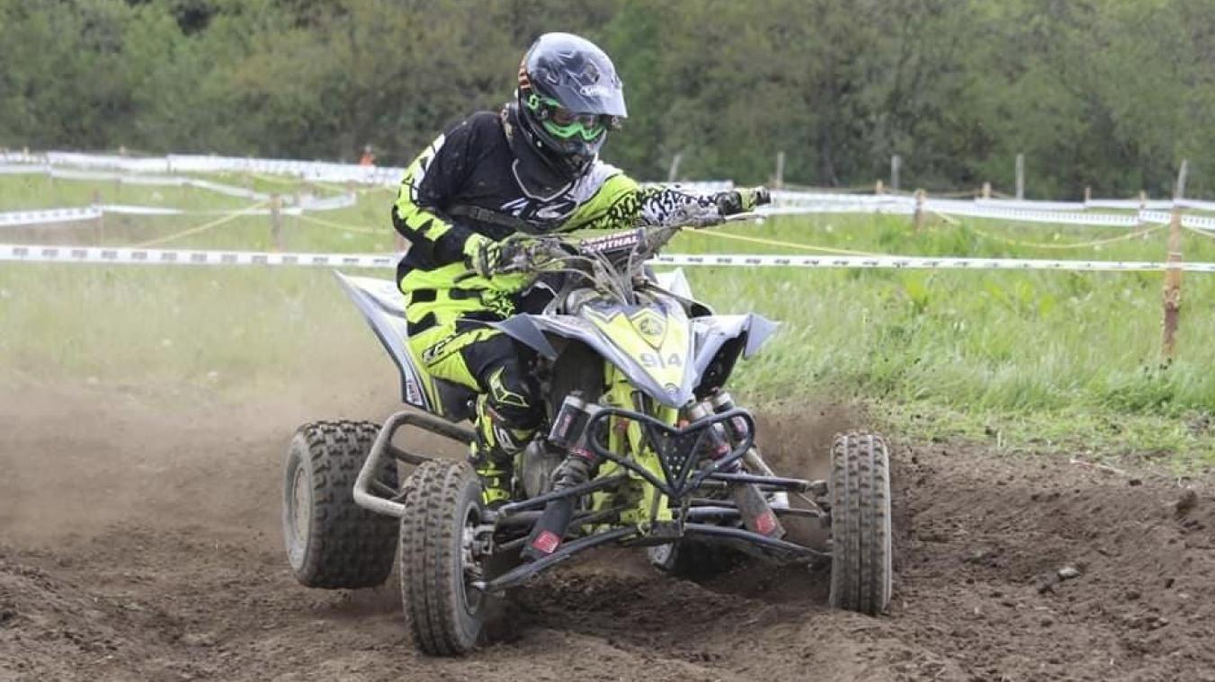 <p>Robin Grieven frönt erfolgreich dem Quadcross.</p>