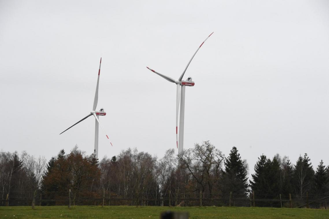 <p>Die Stawag betreibt den Windpark Münsterwald nahe der Himmelsleiter auf dem Gebiet der Gemeinde Roetgen.</p>