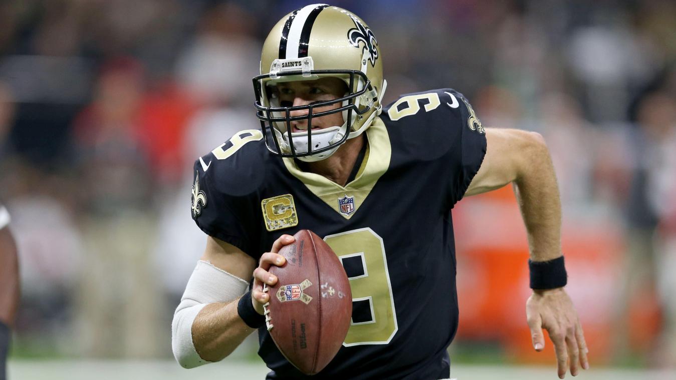 <p>Drew Brees in Aktion</p>