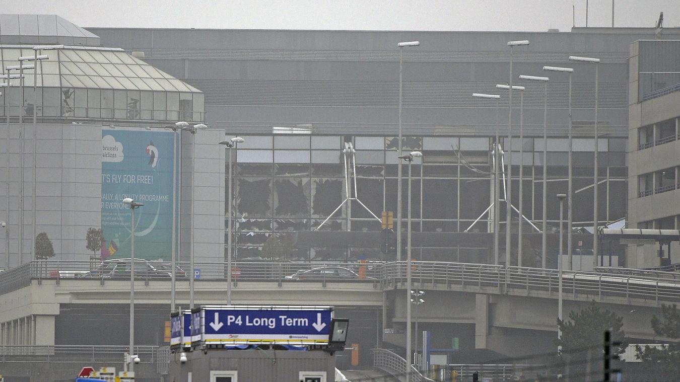 <p>Schäden am Landesflughafen in Zaventem nach den Terroranschlägen vom 22. März 2016.</p>