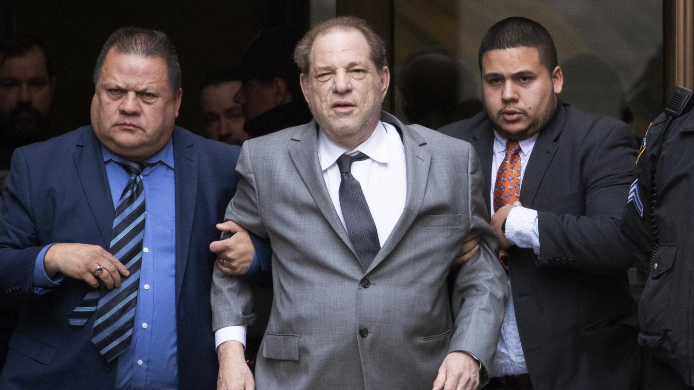 <p>Harvey Weinstein (Mitte) kommt zu einer Kautionsanhörung vor Gericht: Sein Fall sorgte weltweit für Erschütterung und löste die MeToo-Bewegung aus.</p>