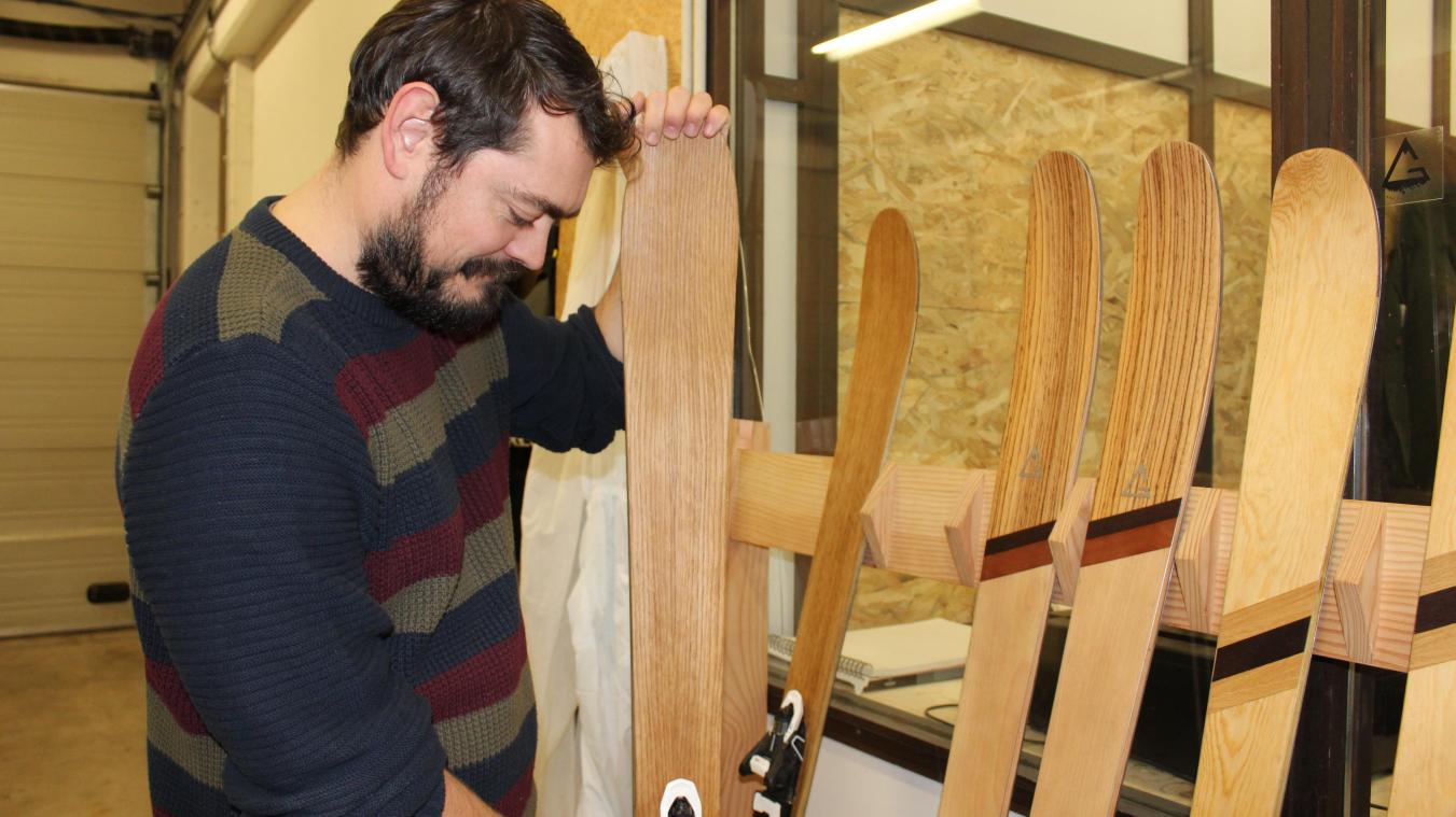 <p>Das Holz, das Pierre Gerondal zur Herstellung der Skier benötigt, kommt aus einem Umkreis von 200 Kilometern.</p>