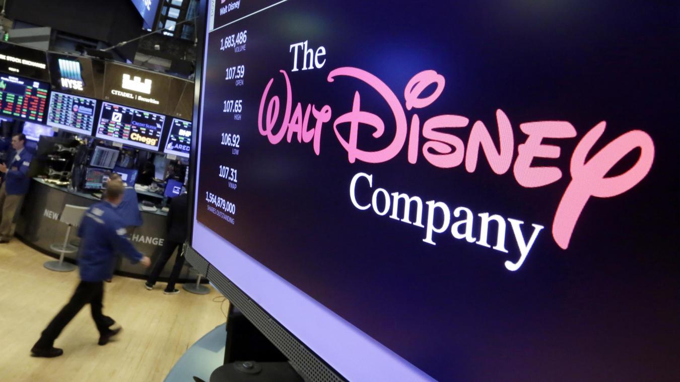 <p>Das Logo von Walt Disney ist auf einem Bildschirm an der New Yorker Börse zu sehen.</p>