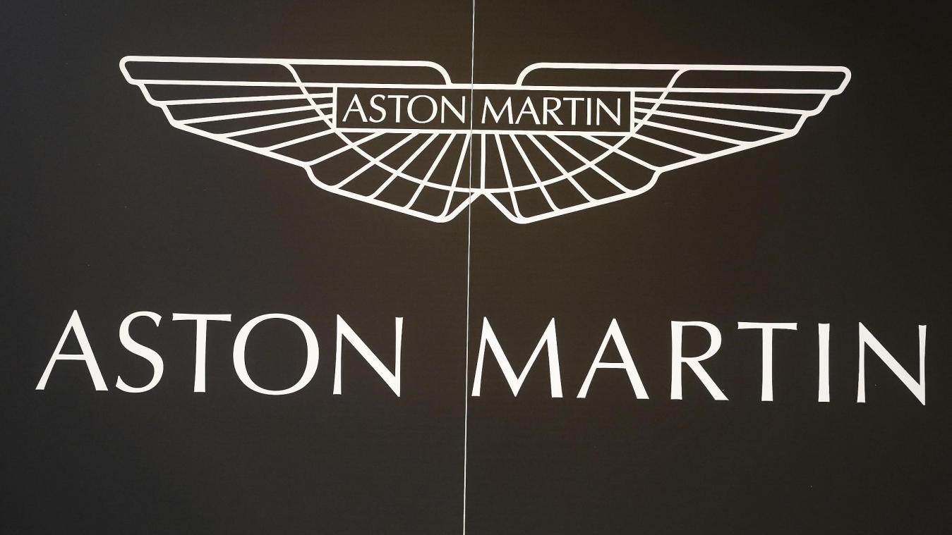 <p>Das Firmenlogo von Aston Martin</p>