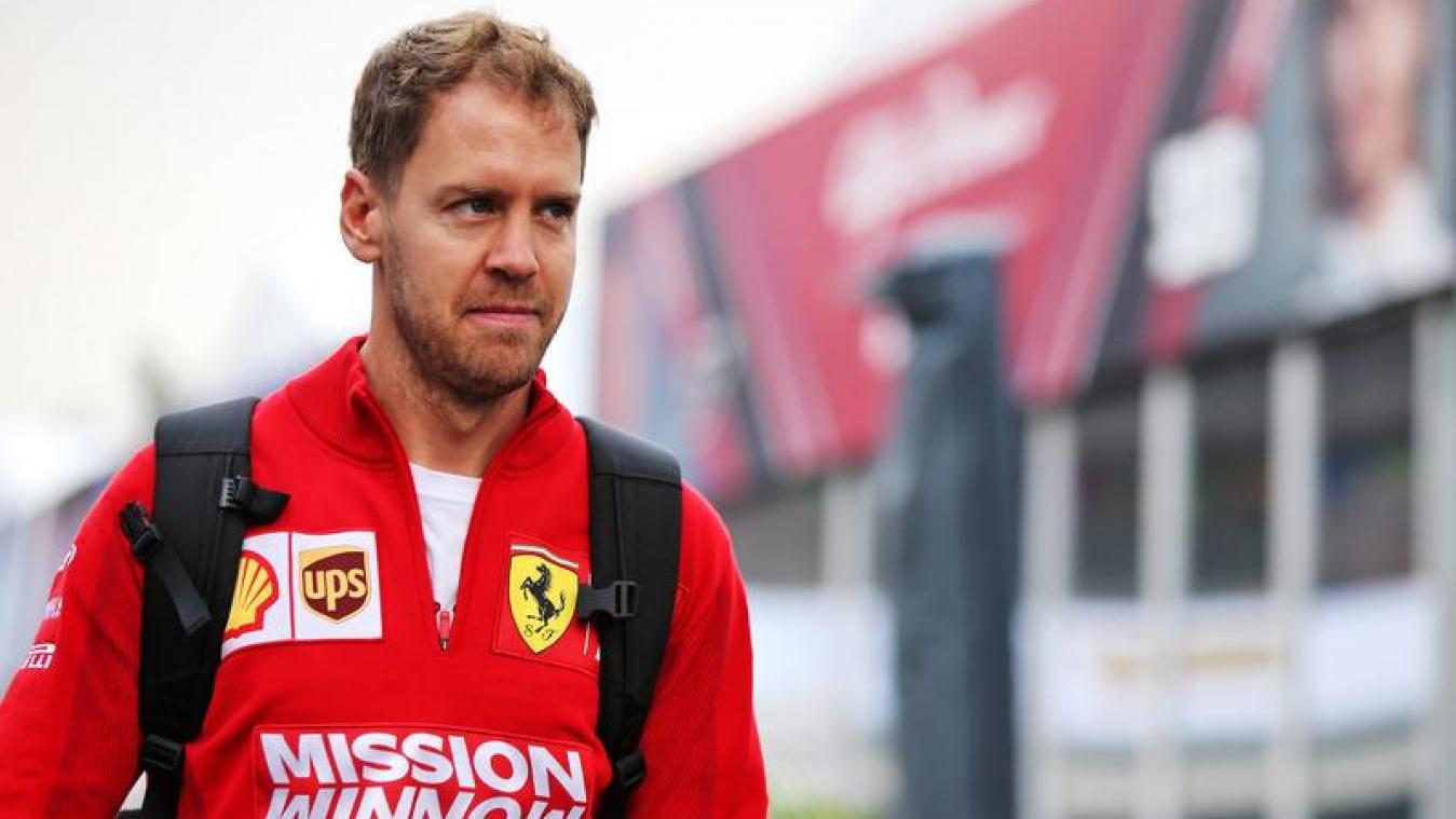 <p>24.10.2019, Mexiko, Mexiko-Stadt: Sebastian Vettel aus Deutschland vom Team Scuderia Ferrari kommt zum freien Training auf der Rennstrecke Autodromo Hermanos Rodriguez.</p>