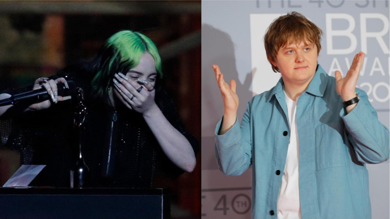 <p>Haben bei den Brit Awards abgestaubt: Billie Eilish (links) und Lewis Capaldi (rechts).</p>