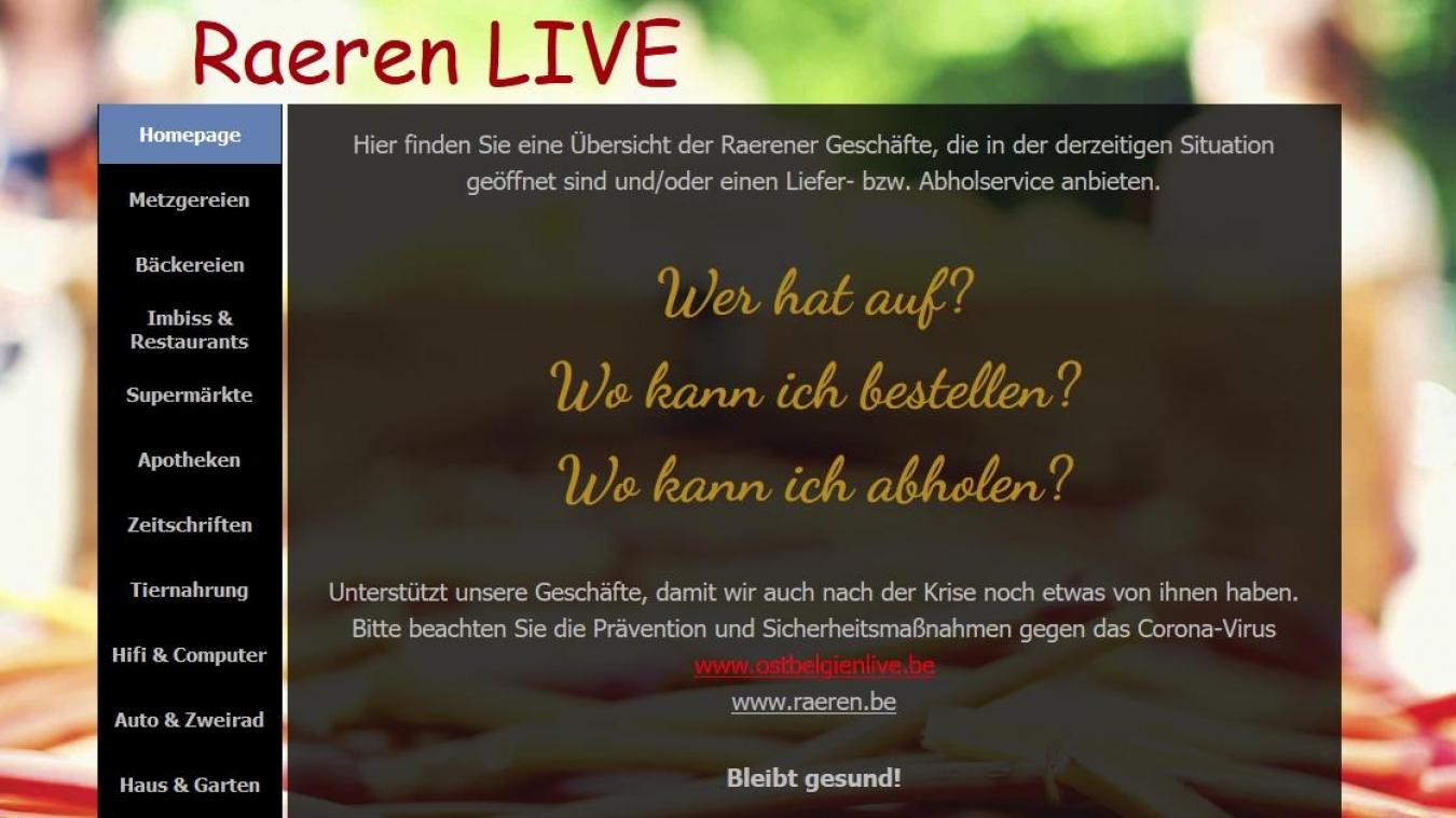 <p>„Raeren Live“ bündelt viele Informationen</p>
