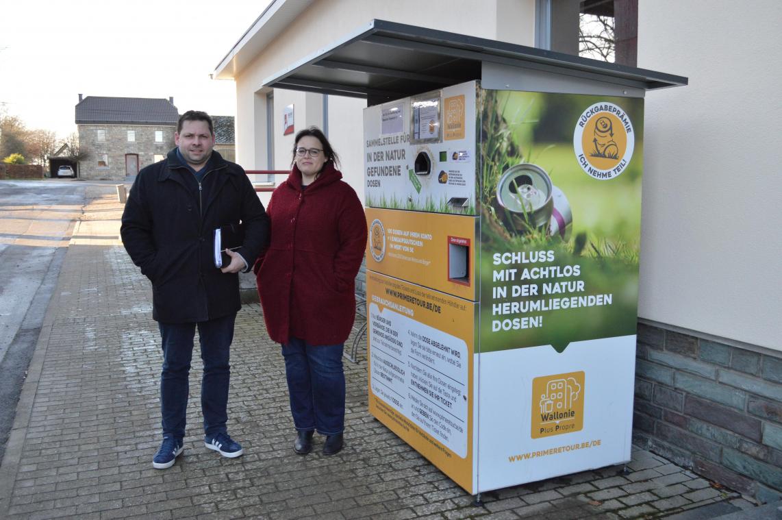 <p>Sobald es die Situation zulässt, wird der Automat zur Rückgabe der Getränkedosen in Büllingen aufgesetzt.</p>