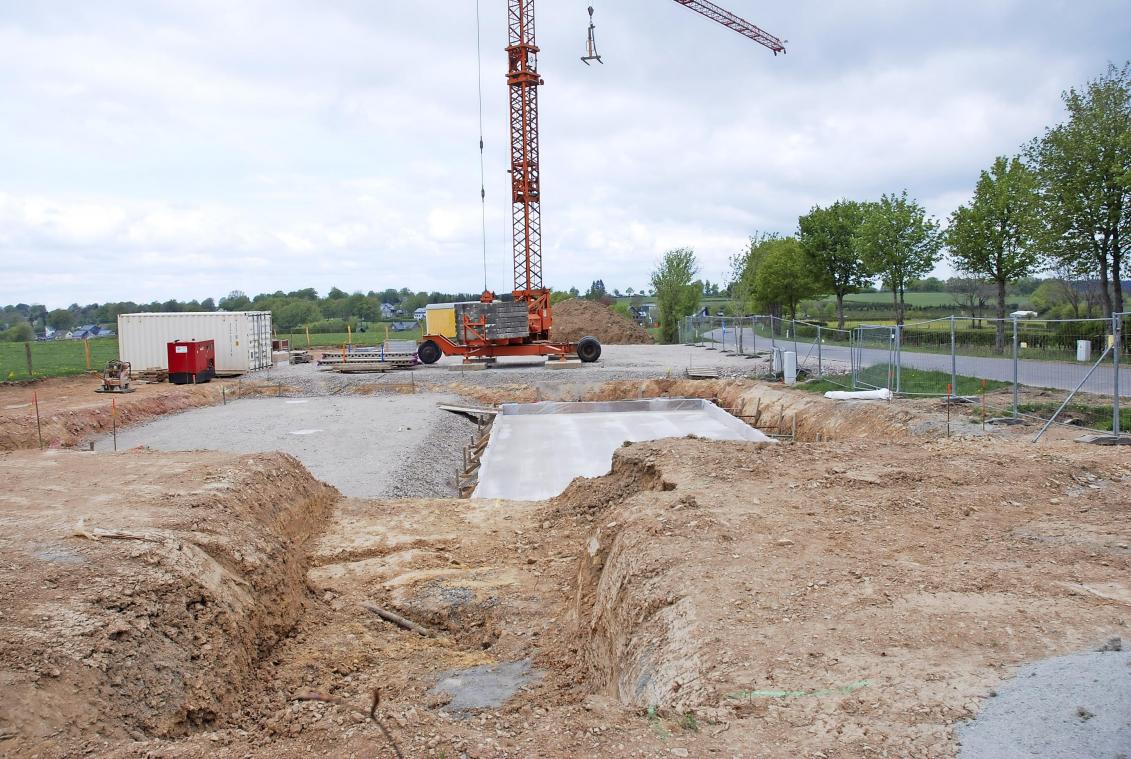 <p>Das neue Wasserwerk der Gemeinde Büllingen auf Bolder in Mürringen wird u. a. zwei Reinwasser-Speicherkammern mit einem Fassungsvermögen von jeweils 200 Kubikmetern umfassen.</p>