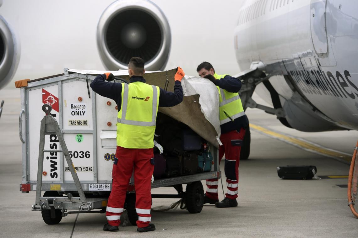 <p>Swissport Belgium ist der größe Abfertiger von Passagierflugzeugen am Brüsseler Flughafen</p>