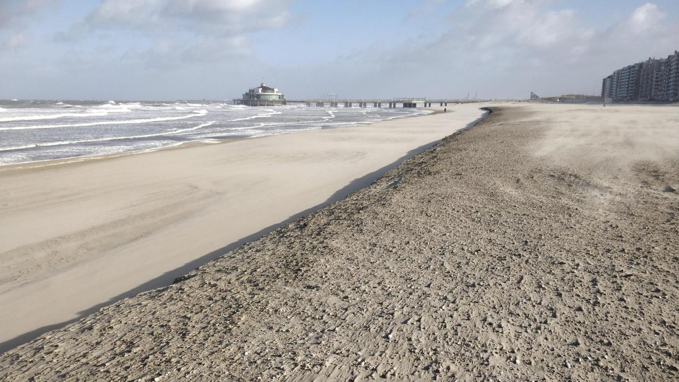 <p>Ruhe vor dem (erhofften) Sturm an der belgischen Küste.</p>