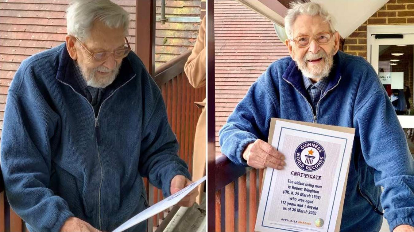 <p>Der laut Guinnessbuch der Rekorde älteste Mann der Erde ist tot. Der Brite Bob Weighton hielt den Titel nur wenige Monate.</p>