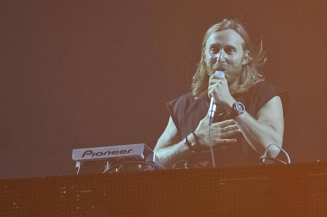 <p>David Guetta bei einem Auftritt in Brüssel</p>