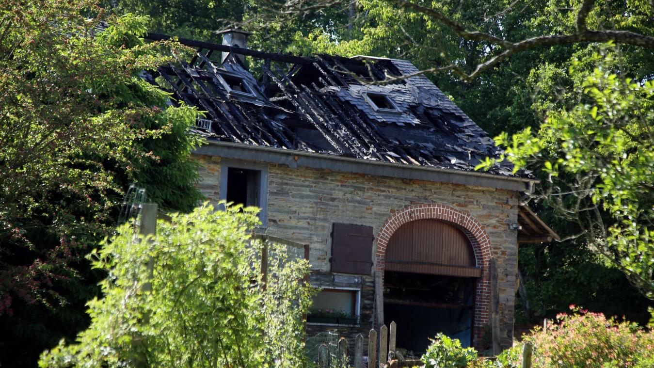 <p>Das Haus in Ligneuville wurde schwer beschädigt.</p>