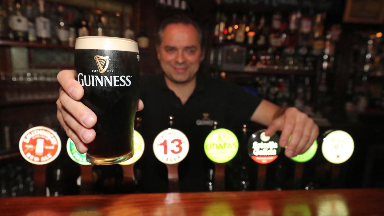 <p>Das beliebte Guinness-Bier wurde weggeschüttet.</p>