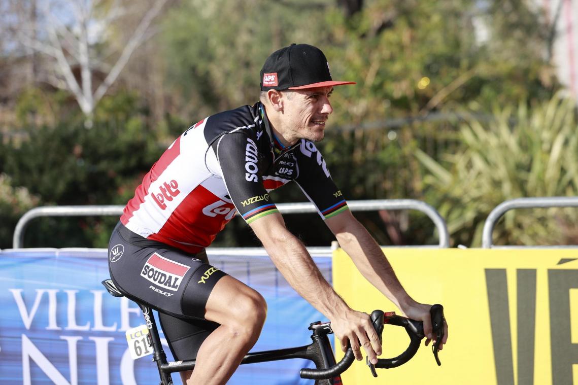 <p>Philippe Gilbert bereitet sich derzeit in Italien auf die Wiederaufnahme der Radsportsaison vor.</p>