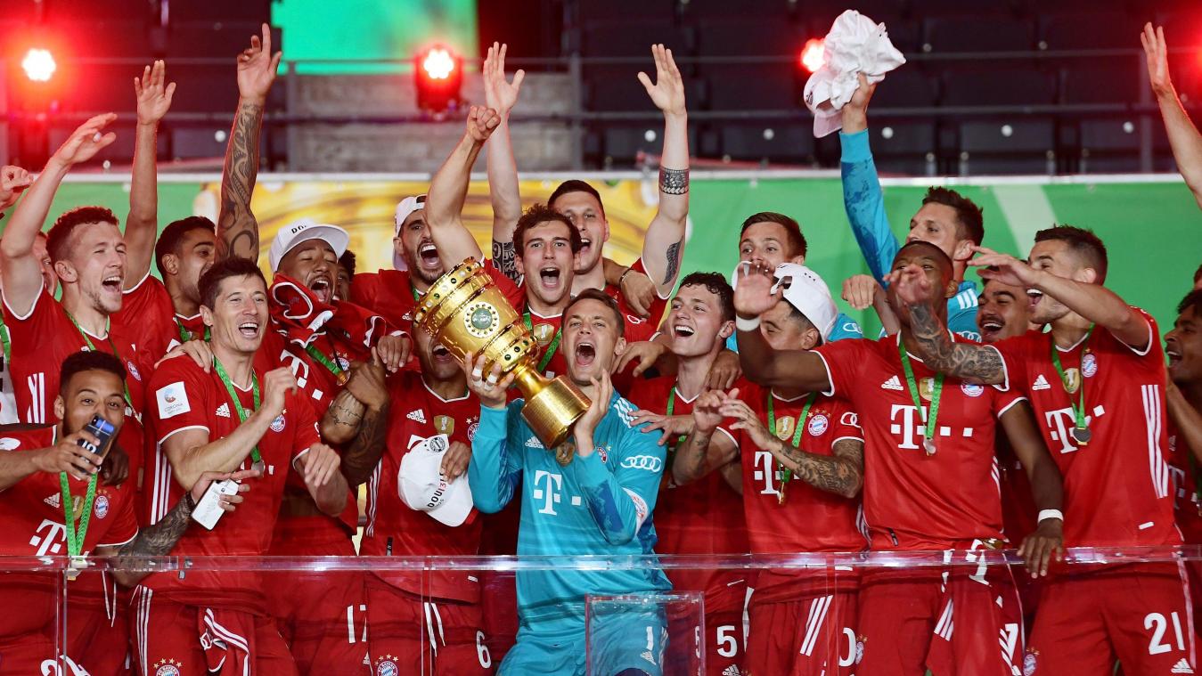 <p>Zum 20. Mal Pokalsieger, zum 13. Mal das Double geholt: der FC Bayern München</p>