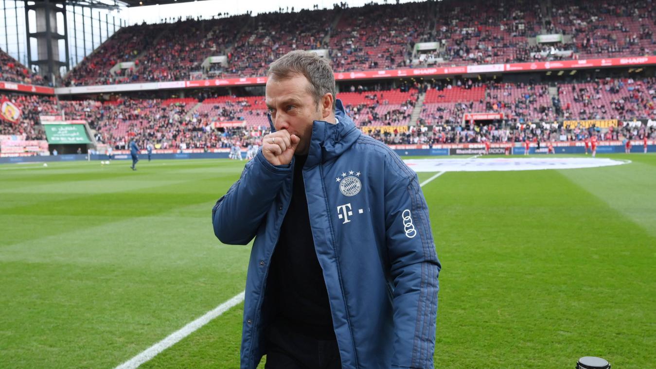 <p>Bayerns Coach Hansi Flick bewegt sich noch im grünen Bereich. Doch absichtliches Husten in Richtung eines Gegenspielers wird künftig mit der Roten Karte bestraft.</p>