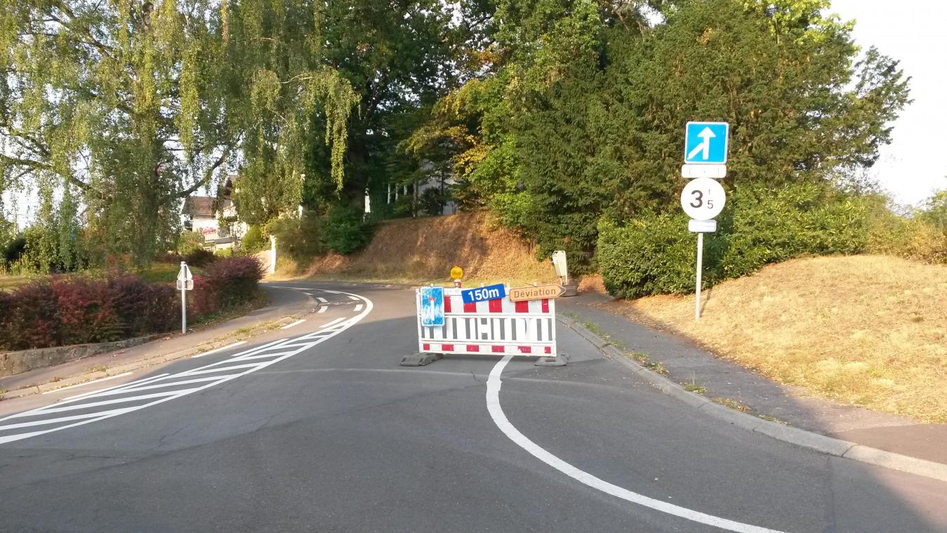 <p>Straßenarbeiten am Eupener Heidberg in dieser Woche</p>
