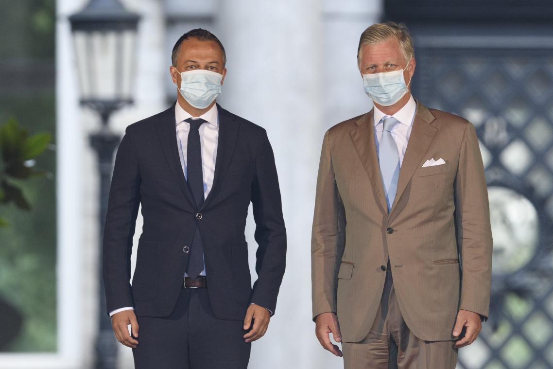 <p>An diesem Freitag, um 11 Uhr, wird Egbert Lachaert (l.) zum Rapport bei König Philippe erwartet.</p>