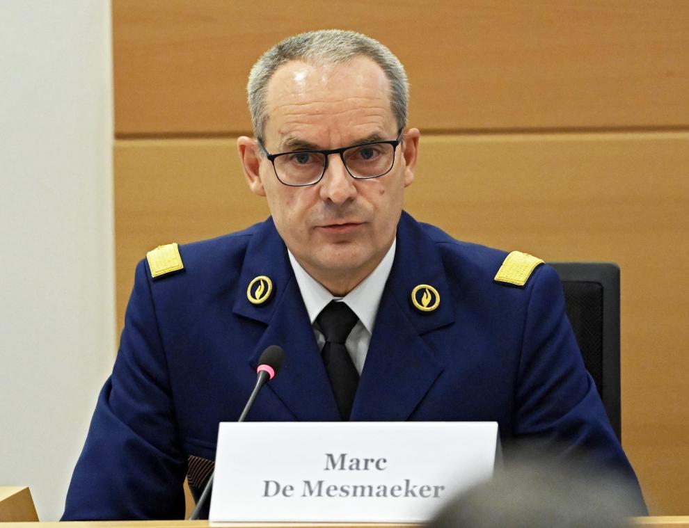 <p>Auch Marc De Mesmaeker, Generalkommissar der föderalen Polizei, wurde im Parlament gehört.</p>