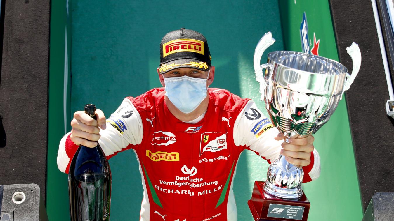 <p>Mick Schumacher, Sieger in Monza</p>