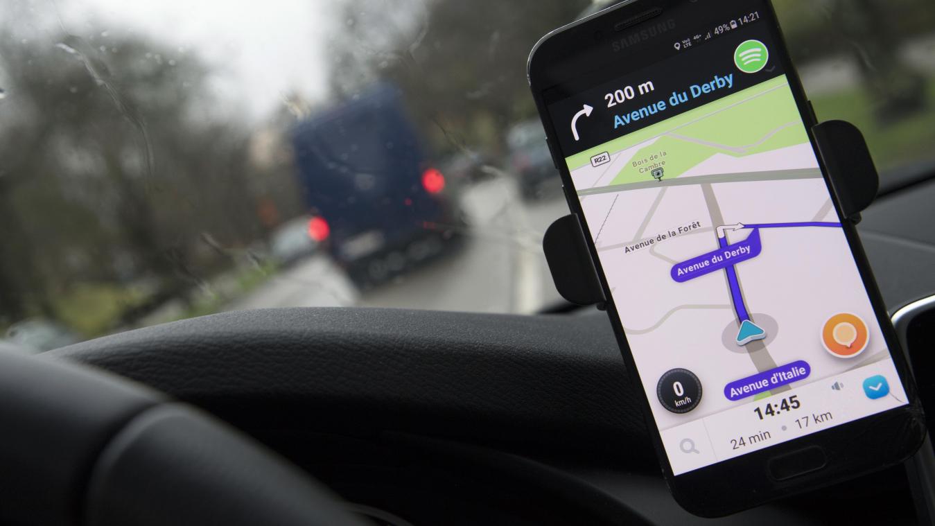 <p>Ein Beispiel künstlicher Intelligenz im Alltag: das Navigationssystem Waze.</p>