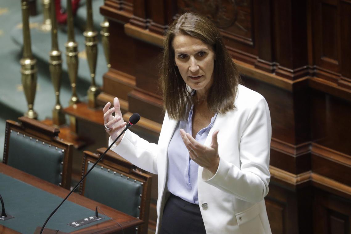 <p>Premier Wilmès am Donnerstag im Kammerplenum.</p>