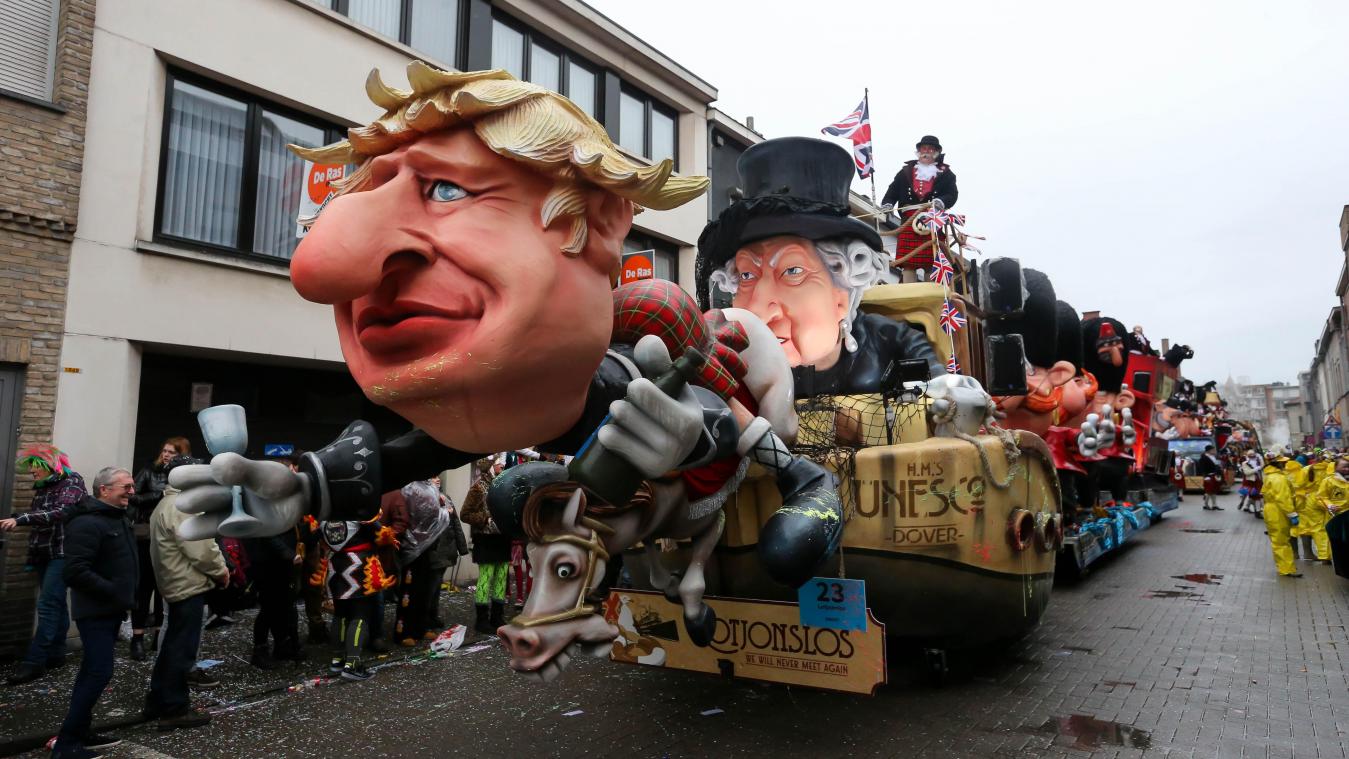 <p>Karnevalsumzug 2020 in Aalst</p>