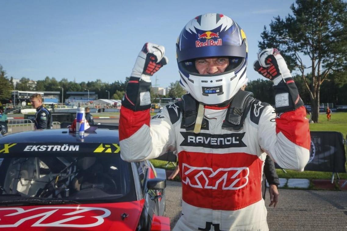<p>Rallycross-Star Mattias Ekström</p>