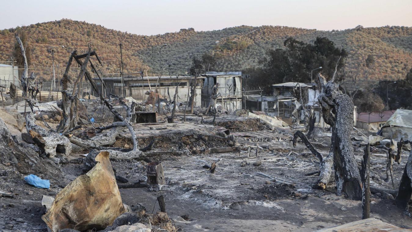 <p>Vor zwei Wochen brannte etwa das völlig überfüllte Flüchtlingslager Moria auf der griechischen Insel Lesbos ab. Mehr als 12.000 Menschen wurden obdachlos.</p>