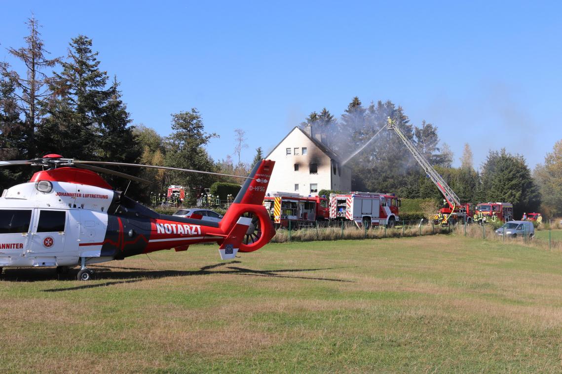 <p>Rettungseinsatz am Dienstagnachmittag in Kehr-Hallschlag.</p>