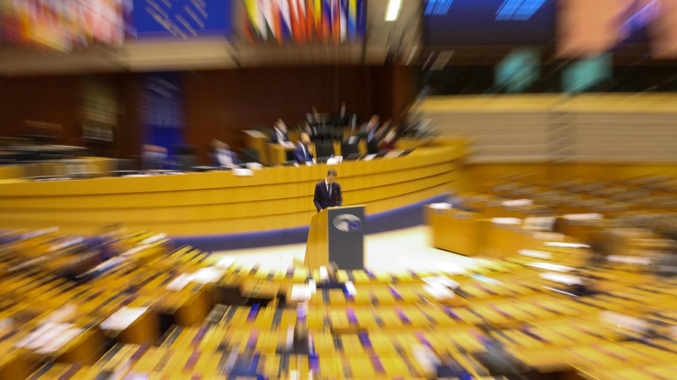 <p>Alexander De Croo im EU-Parlament</p>