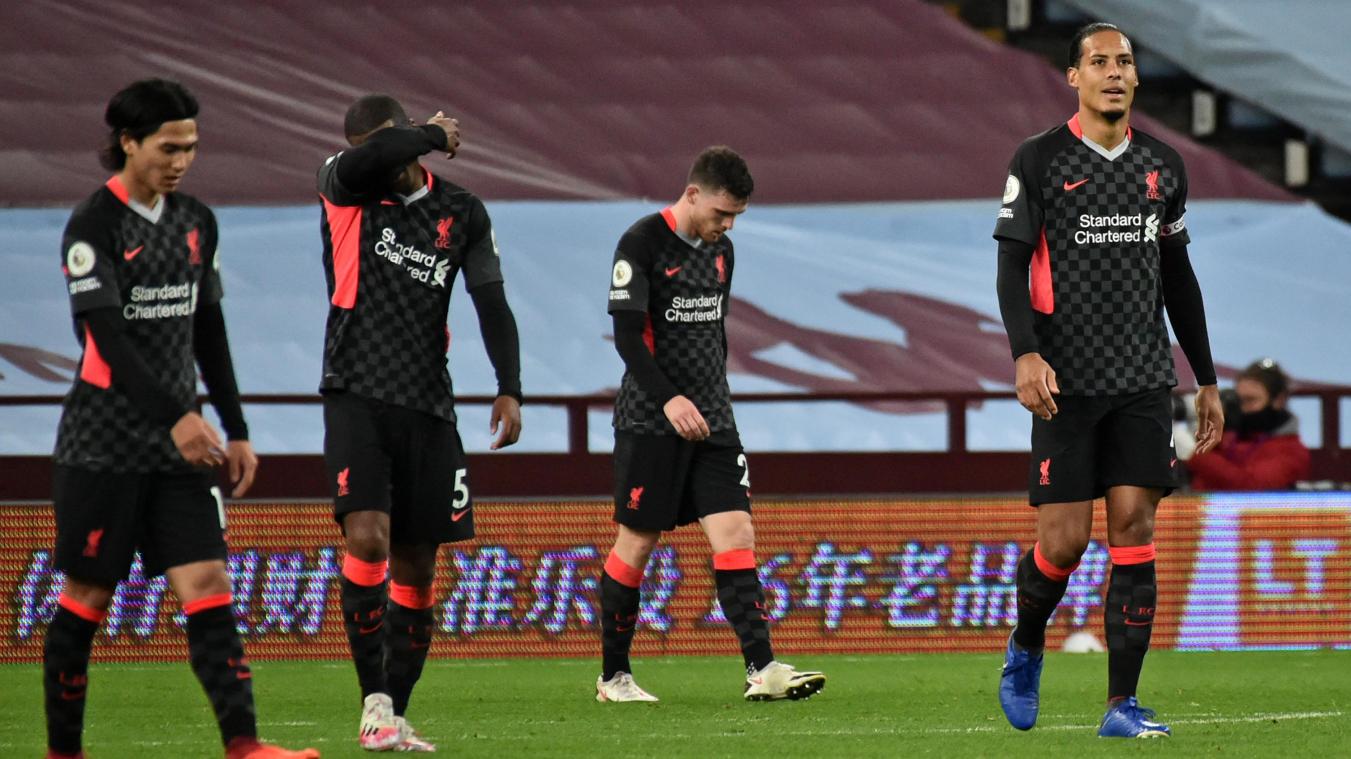 <p>Der FC Liverpool kassierte eine 2:7-Pleite gegen Aston Villa.</p>