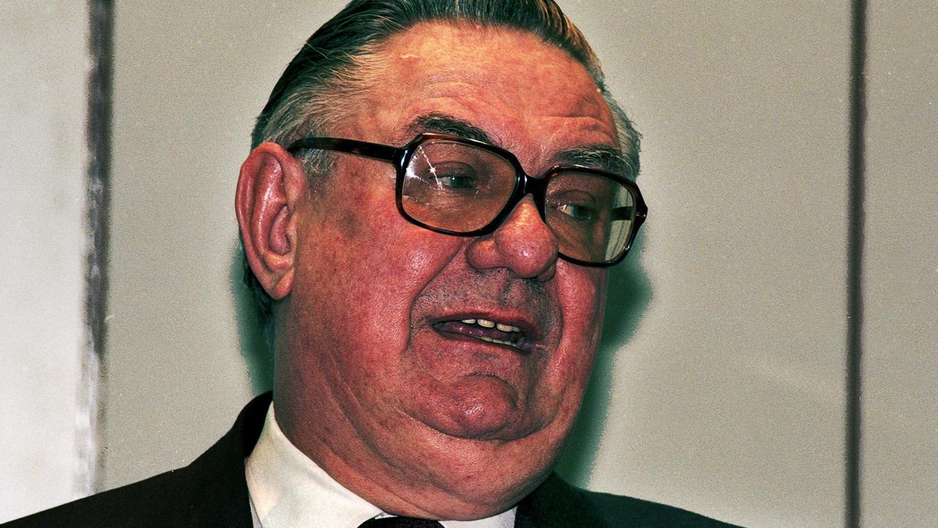 <p>Fons Verplaetse als Gouverneur der Nationalbank im Jahr 1994.</p>