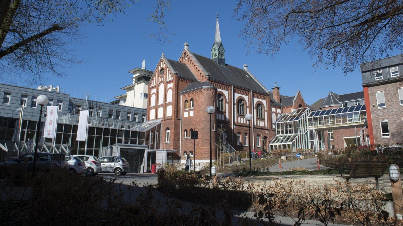 <p>Das Eupener St. Nikolaus-Hospital ist am Rande seiner Kapazitäten</p>

