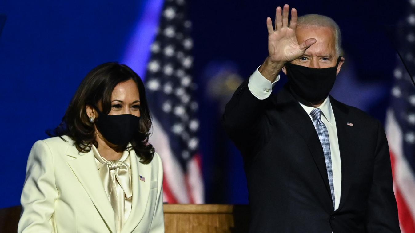 <p>Werden die USA ab 2021 führen: Joe Biden und Kamala Harris.</p>
