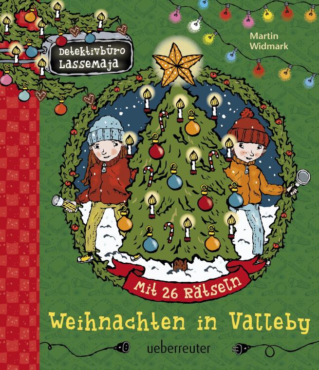 <p>Das Cover von „Detektivbüro LasseMaja – Weihnachten in Valleby“ - mit diesen beiden Detektiven kann man rätseln.</p>