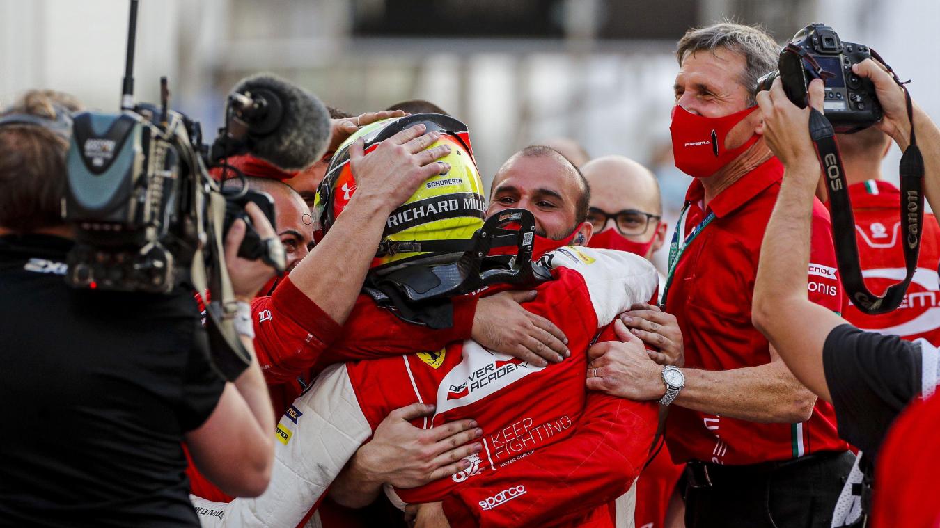 <p>Mick Schumacher steigt als Weltmeister in die Formel 1 auf.</p>