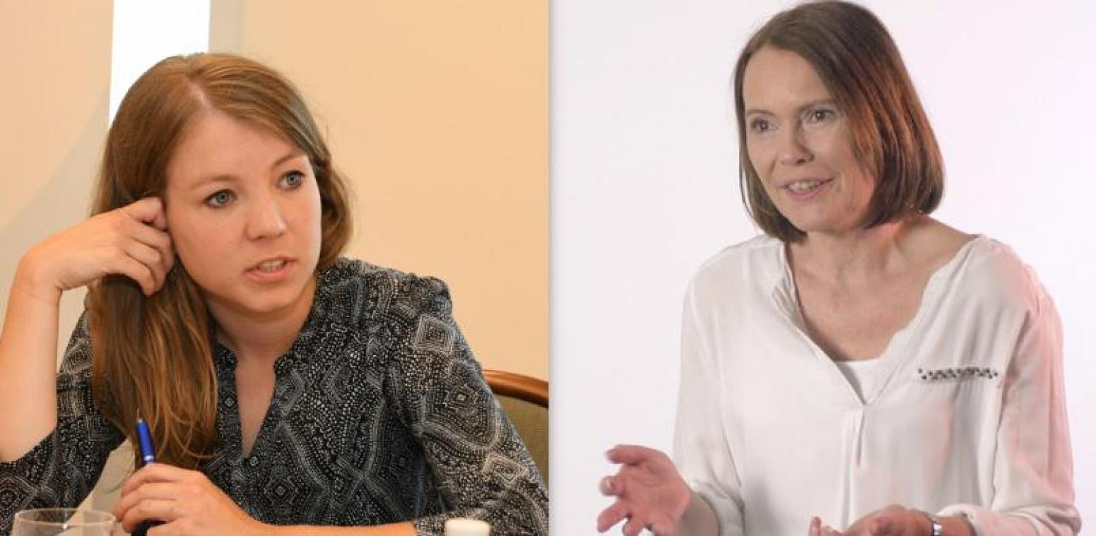 <p>Liesa Scholzen (l.) und Elke Comoth (r.) bilden die neue Vorstandsspitze bei ProDG.</p>