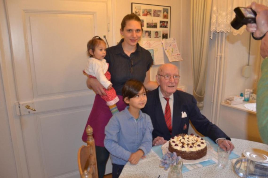 <p>Im kleinen Kreis feierte Elias Villers Anfang des Monats seinen 100. Geburtstag. Ein großes Fest soll im Frühjahr aber nachgeholt werden.</p>