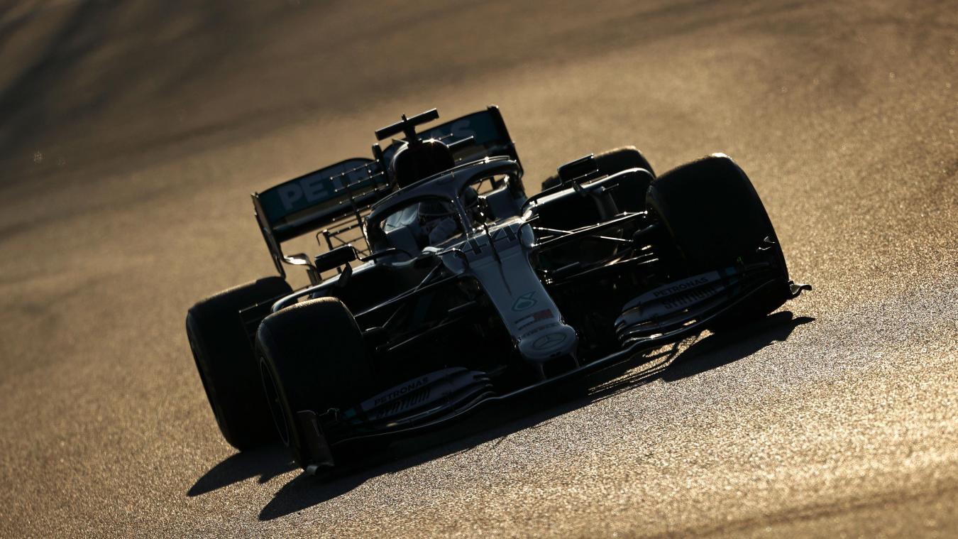 <p>Weltmeister Lewis Hamilton in Aktion auf dem Circuit de Catalunya</p>