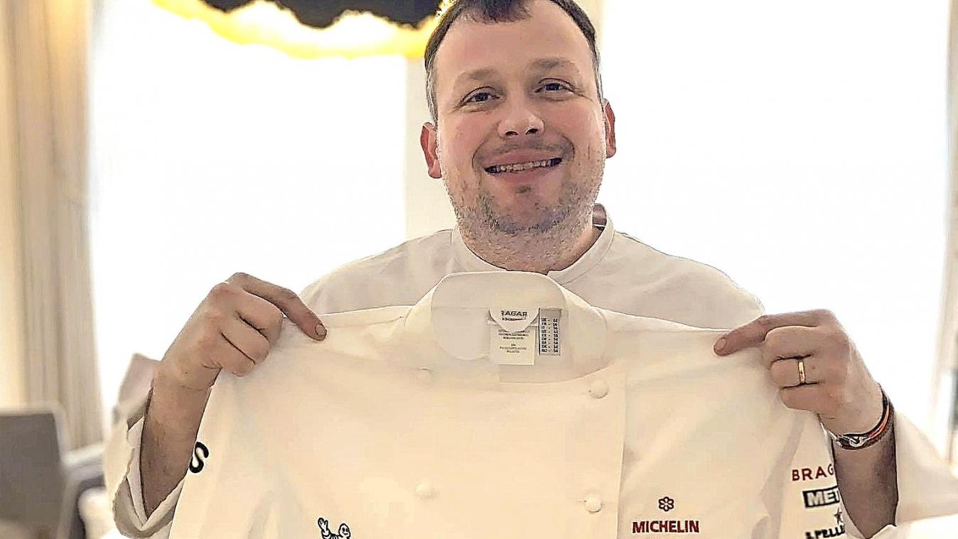 <p>David Grosdent erhielt zum ersten Mal einen Michelin-Stern und die damit verbundene Kochjacke. Der gebürtige Herbesthaler ist ganz im Westen des Landes unweit von Kortrijk und Mouscron erfolgreich.</p>